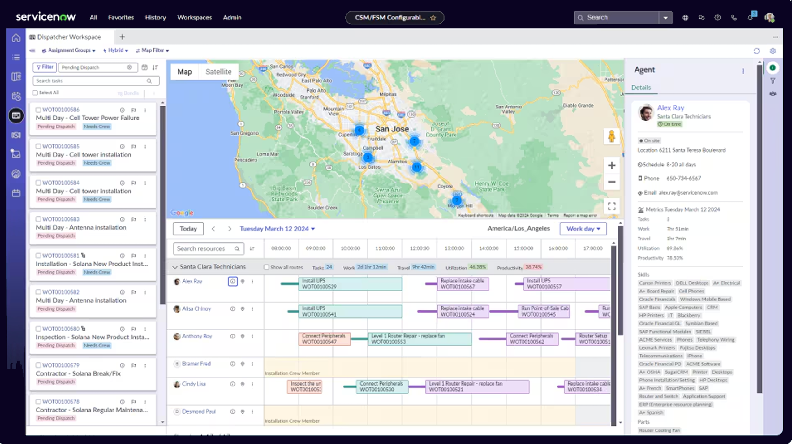 ServiceNow Field Service Management (FSM)