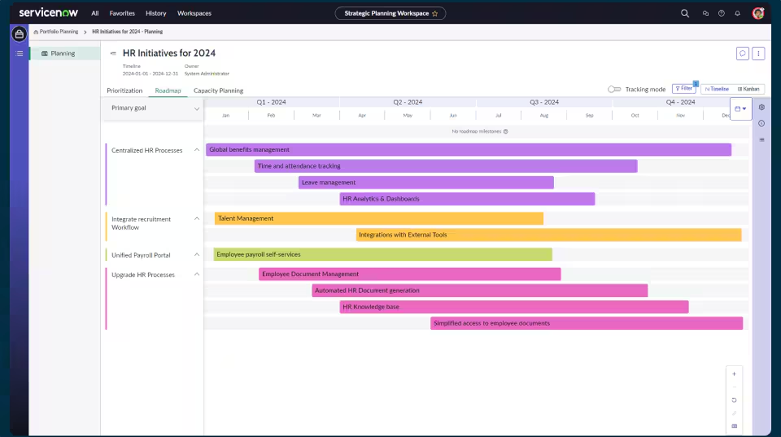 ServiceNow Strategic Portfolio Management (SPM)
